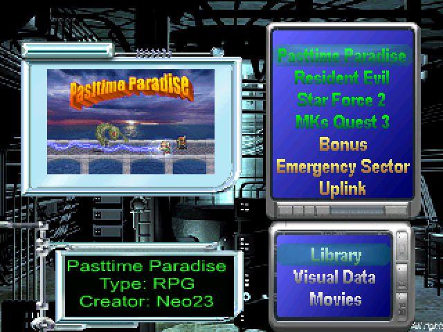 Title screen